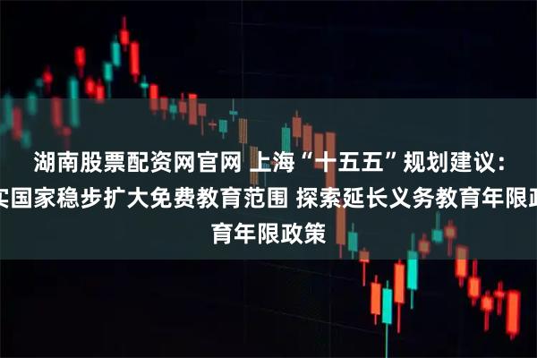 湖南股票配资网官网 上海“十五五”规划建议：落实国家稳步扩大免费教育范围 探索延长义务教育年限政策