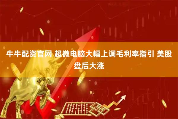 牛牛配资官网 超微电脑大幅上调毛利率指引 美股盘后大涨